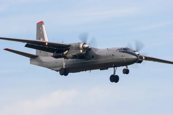 Volkel Netherlands Oct 2010 Hungarian Air Force Antonov Transport Plane — Stock Photo, Image