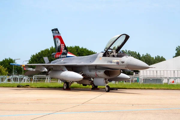 Leeuwarden Países Baixos Junho 2008 Força Aérea Real Neerlandesa Pista — Fotografia de Stock