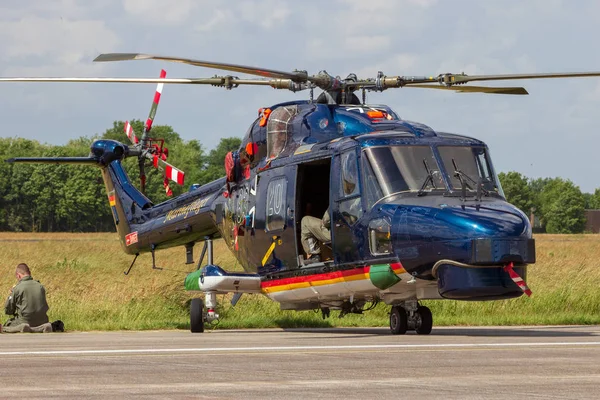 Volkel Países Bajos Jun 2013 Helicóptero Westland Sea Lynx Armada —  Fotos de Stock