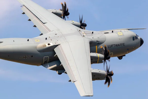 Wunstorf Allemagne Juin 2018 Nouvel Avion Transport Militaire Airbus A400M — Photo