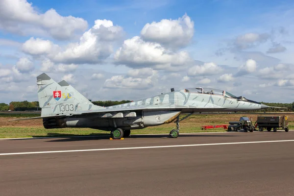 Kleine Brogel Belgium Sep 2018 Slovak Air Force Mig Fulcrum — Stock Photo, Image