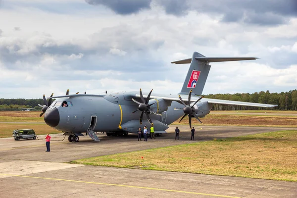 Kleine Brogel Bélgica Sep 2018 Avión Carga Militar Airbus A400M —  Fotos de Stock