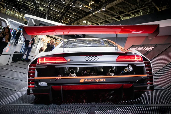 Parigi Ottobre 2018 Presentata Salone Parigi Nuova Audi Lms Gt3 — Foto Stock