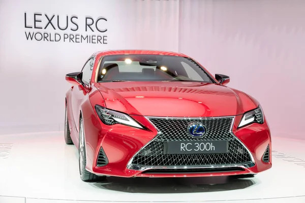 Paris Oktober 2018 Lexus Rc300H Auf Dem Pariser Autosalon Vorgestellt — Stockfoto