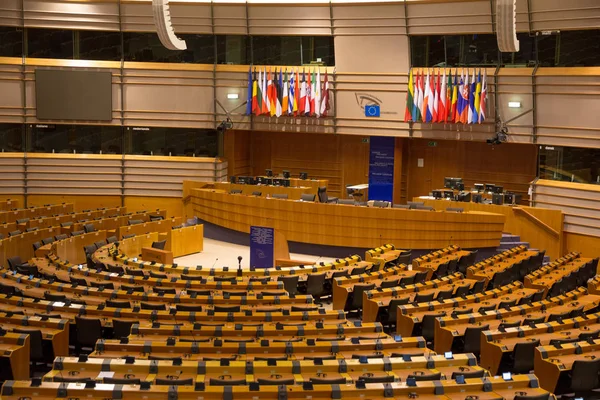 Bruselas Bélgica Julio 2014 Sala Del Parlamento Europeo Bruselas — Foto de Stock