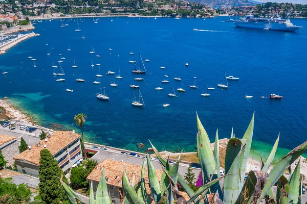 Garis Pantai Mediterania Nice Kota Prancis Selatan — Stok Foto