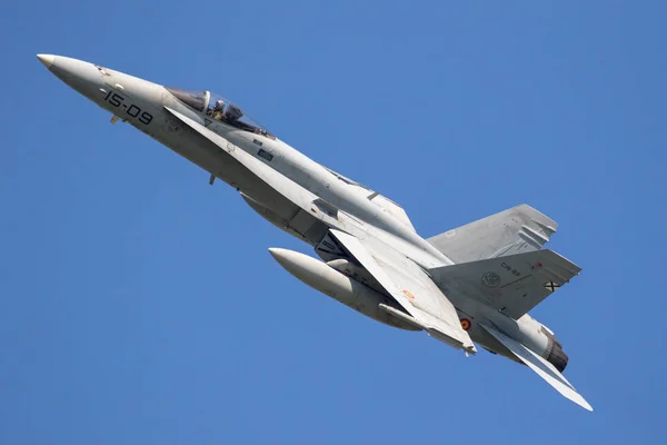 Leeuwarden Netherlands April 2018 Spanish Air Force Boeing Hornet Fighter — Stock Photo, Image