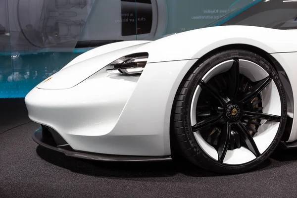 Frankfurt Alemania Sep 2015 Porsche Mission Concept Sports Car Exhibido — Foto de Stock