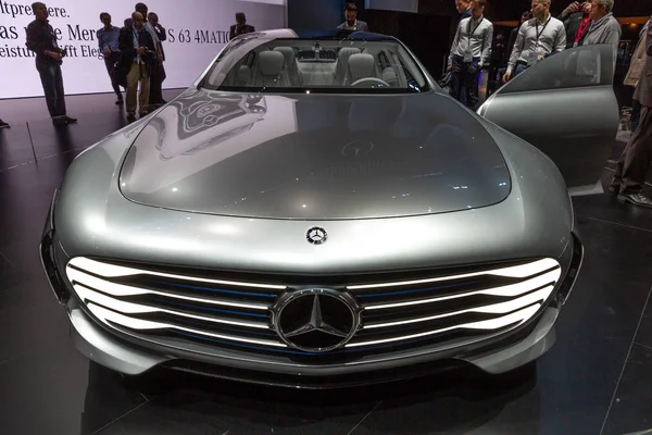 Frankfurt Alemanha Sep 2015 Mercedes Benz Concept Iaa Intelligent Aerodynamic — Fotografia de Stock