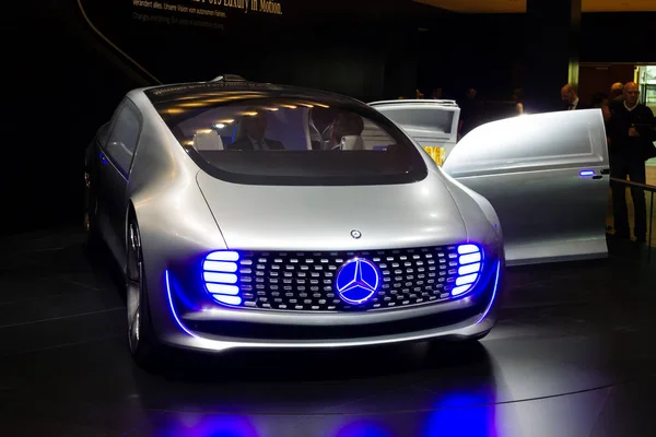 Frankfurt Germany Sep 2015 Mercedes Benz Autonomous Concept Car Showcased — Stock Photo, Image
