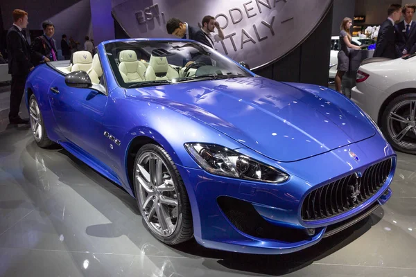 Φρανκφούρτη Γερμανία Σεπ 2015 Maserati Granturismo Centennial Έκδοση Coupe Σπορ — Φωτογραφία Αρχείου