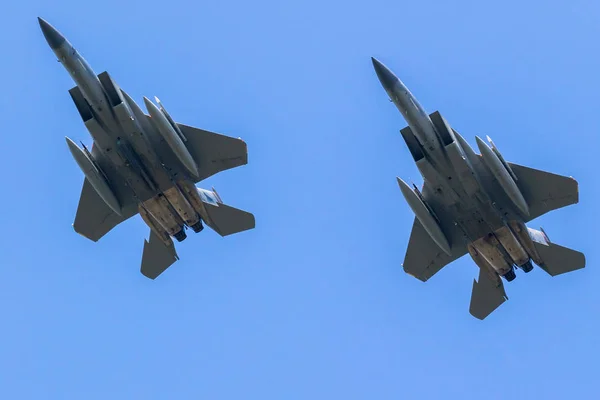 Formación Aviones Combate Fuerza Aérea — Foto de Stock