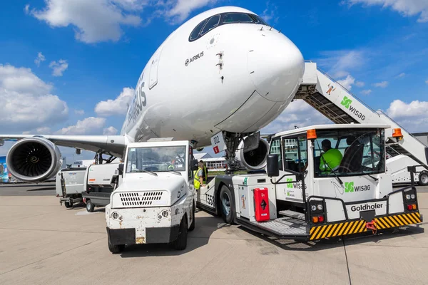 Berlim Alemanha Apr 2018 Novo Avião Jato Passageiros Moderno Airbus — Fotografia de Stock