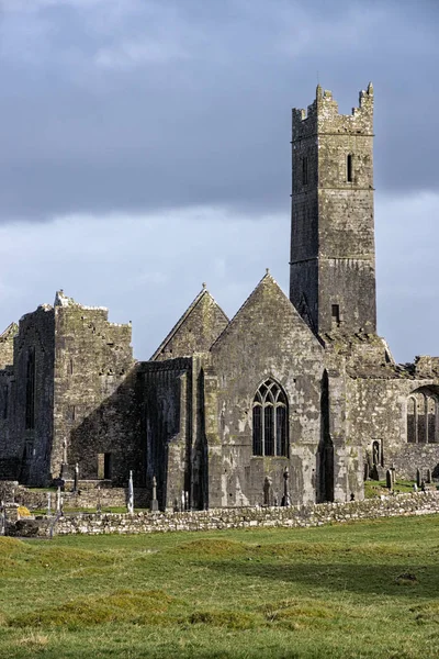 Quin Abbey Ruína County Clare Irlanda — Fotografia de Stock