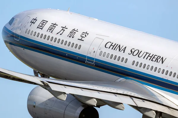 Amsterdam Paesi Bassi Gennaio 2019 Aereo Passeggeri China Southern Airlines — Foto Stock