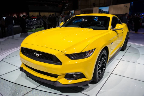 Geneva Sviçre Mart 2015 Ford Mustang Palexpo Geneva Ayında Uluslararası — Stok fotoğraf