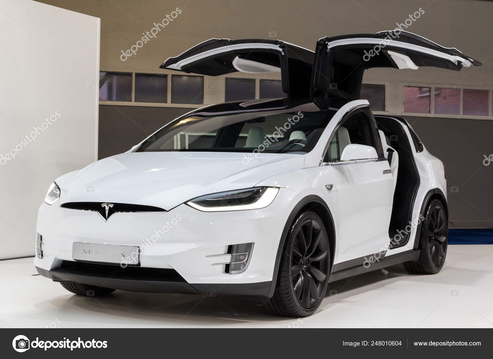 Tesla Model X Elektrische Luxus Crossover Suv Auto