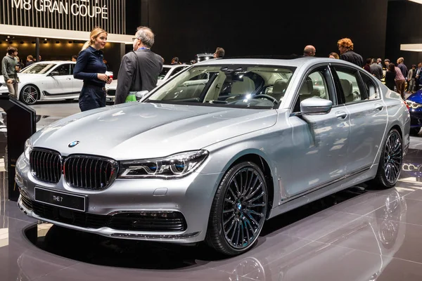 Nuevo BMW 7-series de coches — Foto de Stock