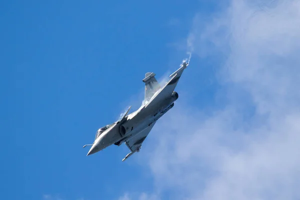 Avion de chasse Rafale de l'armée de l'air française — Photo