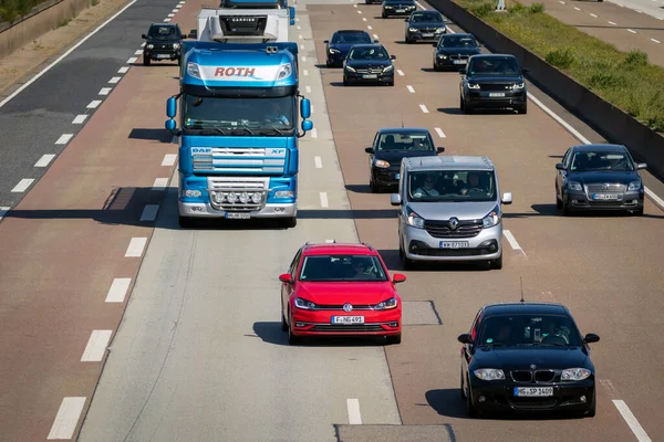 Deutscher Straßenverkehr — Stockfoto