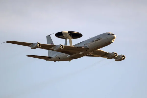 NATO Boeing E-3 Sentry AWACS radar plane — Stock Photo, Image