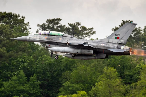 Mont Marsan France May 2019 Portuguese Air Force Fighter Jet — Stock Photo, Image