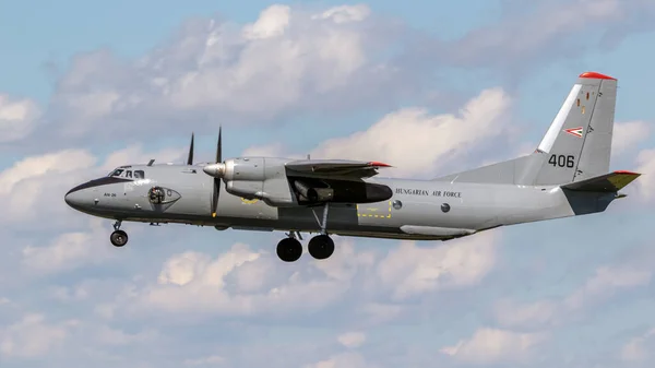 Jagel Germany Haziran 2019 Macar Hava Kuvvetleri Antonov Nakliye Uçağı — Stok fotoğraf