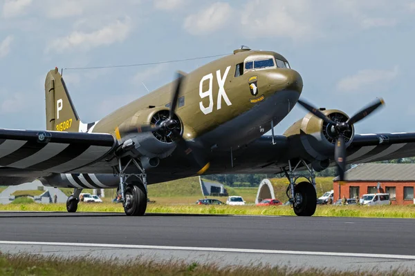 Jagel Germany Jun 2019 Vintage World War Warbird Douglas Dakota — Stock Photo, Image