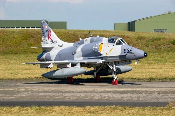 Nordholz Germany Jun 2019 Discovery Air Defence Douglas Skyhawk Fighter — 스톡 사진