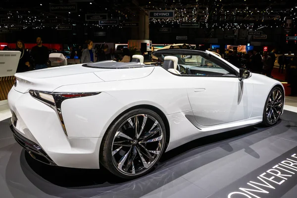 Lexus Convertible Concept Araba Cenevre Uluslararası Otomobil Fuarı Nda Sergilendi — Stok fotoğraf