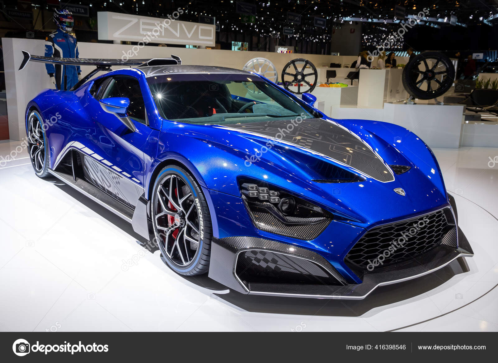 Zenvo Tsr Hypercar Showcased 89Th Geneva International Motor Show Geneva —  Stock Editorial Photo © VanderWolf Images #416398546, image size:1600x1167