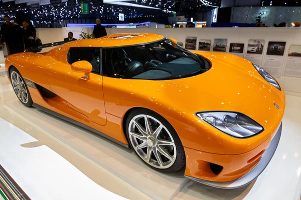 Koenigsegg Ccr Sports Car Showcased 89Th Geneva International Motor Show — Stock Photo, Image