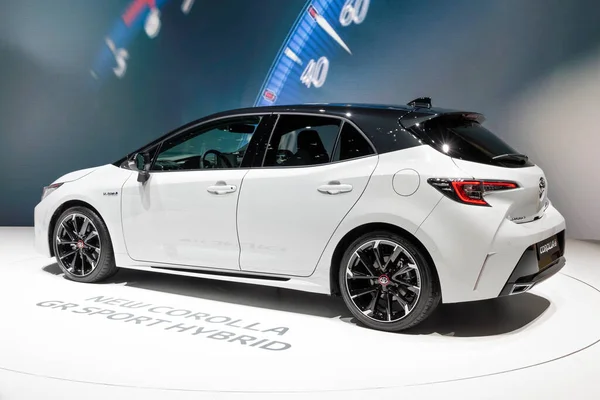 New Toyota Corolla Sport Hybrid Car Showcased 89Th Geneva International Stock Editorial Photo Foto VDW 415694418