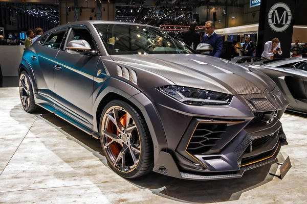 Mansory Lamborghini Urus Mezinárodní Autosalonu Ženevě Ženeva Švýcarsko Března 2019 — Stock fotografie