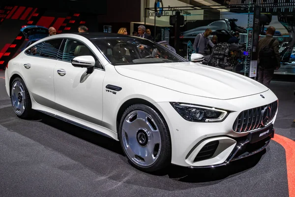 Mercedes Amg Door Coupe Carro Esporte 89Th Geneva International Motor — Fotografia de Stock