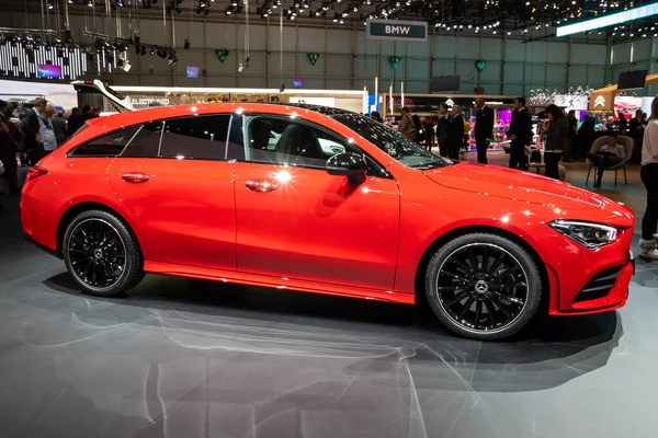 Mercedes Benz Cla Schietende Brake Auto Het 89Ste Internationale Autosalon — Stockfoto