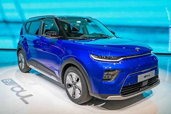 Elektroauto Kia Soul Auf Dem Genfer Autosalon Genf Schweiz März — Stockfoto