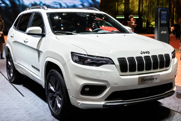 Jeep Cherokee Salone Internazionale Dell Automobile Ginevra Ginevra Svizzera Marzo — Foto Stock