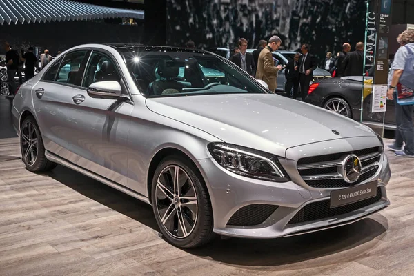 메르세데스 220 4Matic 스위스 제89 제네바 모터쇼 제네바 스위스 2019 — 스톡 사진