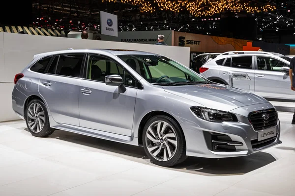 Subaru Levorg Auf Dem Genfer Autosalon Genf Schweiz März 2019 — Stockfoto