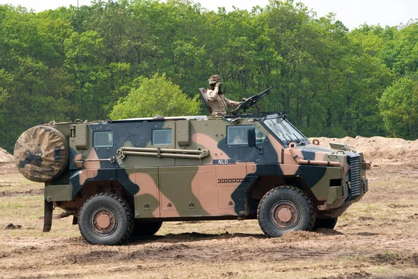 Havelte Netherlands May Dutch Army Bushmaster Armoured Vehicle Demonstration Dutch — Stock Photo, Image