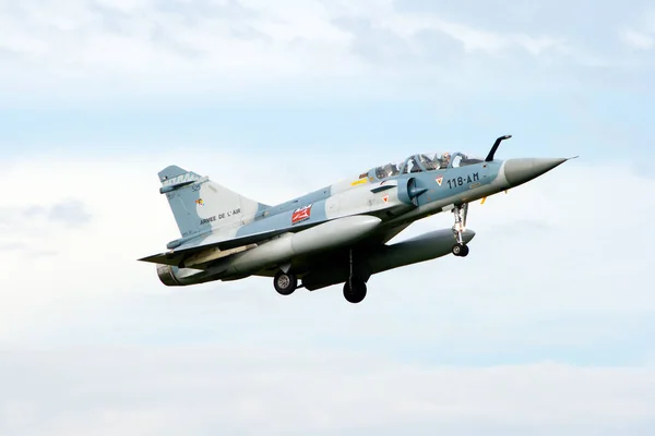 Volkel Netherlands October French Air Force Mirage 2000 Jetfighter Arriving — Stock Photo, Image
