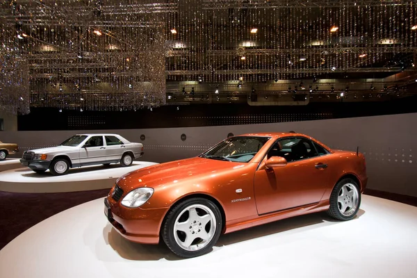 Essen Alemania Abril Mercedes Benz 230 Slk Exhibición Essen Techno — Foto de Stock