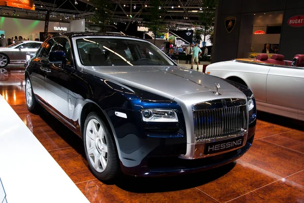 Amsterdam Aprile Rolls Royce Ghost Mostra Salone Dell Autorai Aprile — Foto Stock