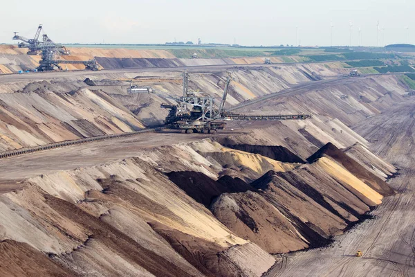 Brown Coal Open Pit Mine — Stock Photo, Image