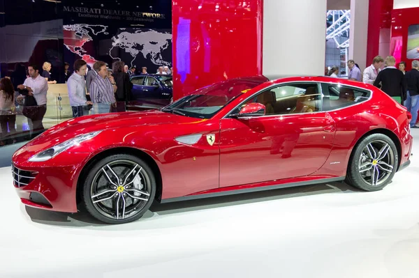 Frankfurt Deutschland Sep 2013 Sportwagen Ferrari Novitec Rosso F12 Berlinetta — Stockfoto