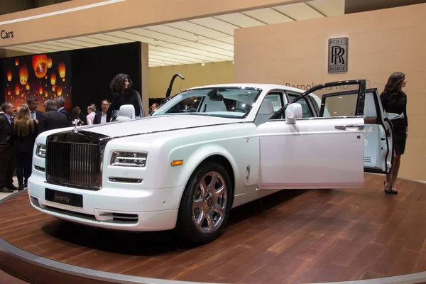 Ginebra Suiza Marzo 2015 Rolls Royce Phantom Serenity 85º Salón — Foto de Stock