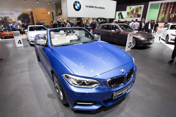 Ginebra Suiza Marzo 2015 Bmw M235I Xdrive Cabriolet 85º Salón — Foto de Stock