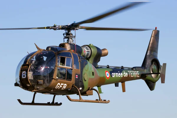 Etain France Aug 2016 French Army Aerospatiale Sa342M Gazelle Helicopter — Stock Photo, Image