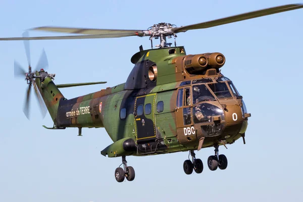 Etain Frankreich Aug 2016 Puma Hubschrauber Der Französischen Luftfahrtbehörde Sa330B — Stockfoto